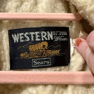 Sears Western Wear Cream Jacket